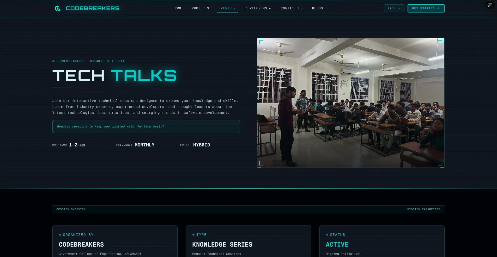 CODEBREAKERS WEBSITE screenshot 3