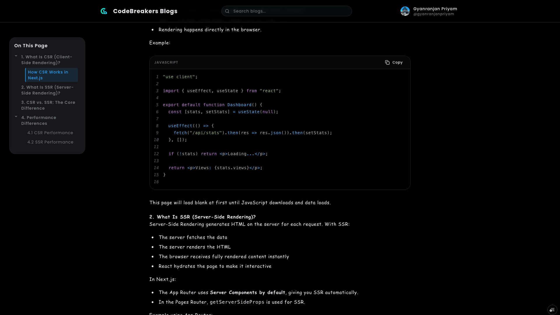 CODEBREAKERS BLOG screenshot 3
