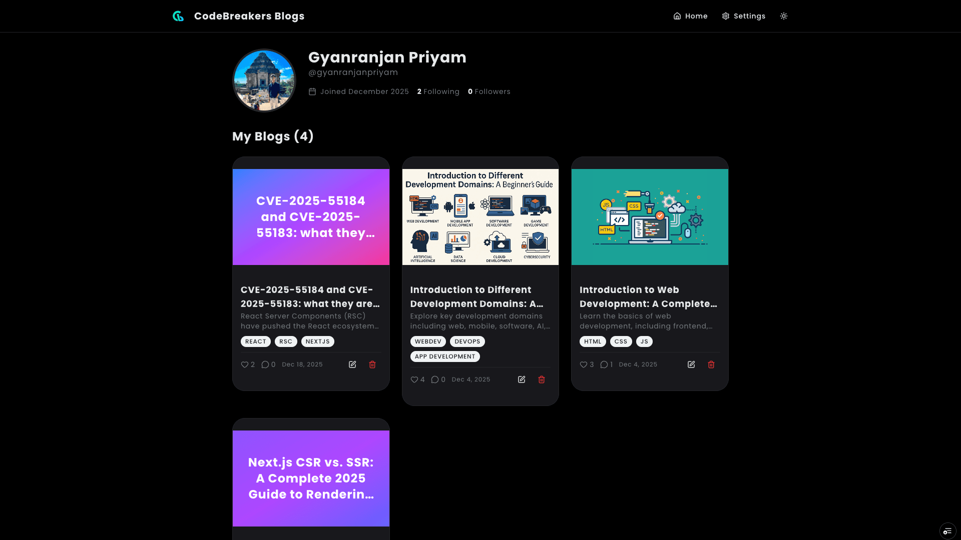 CODEBREAKERS BLOG screenshot 5