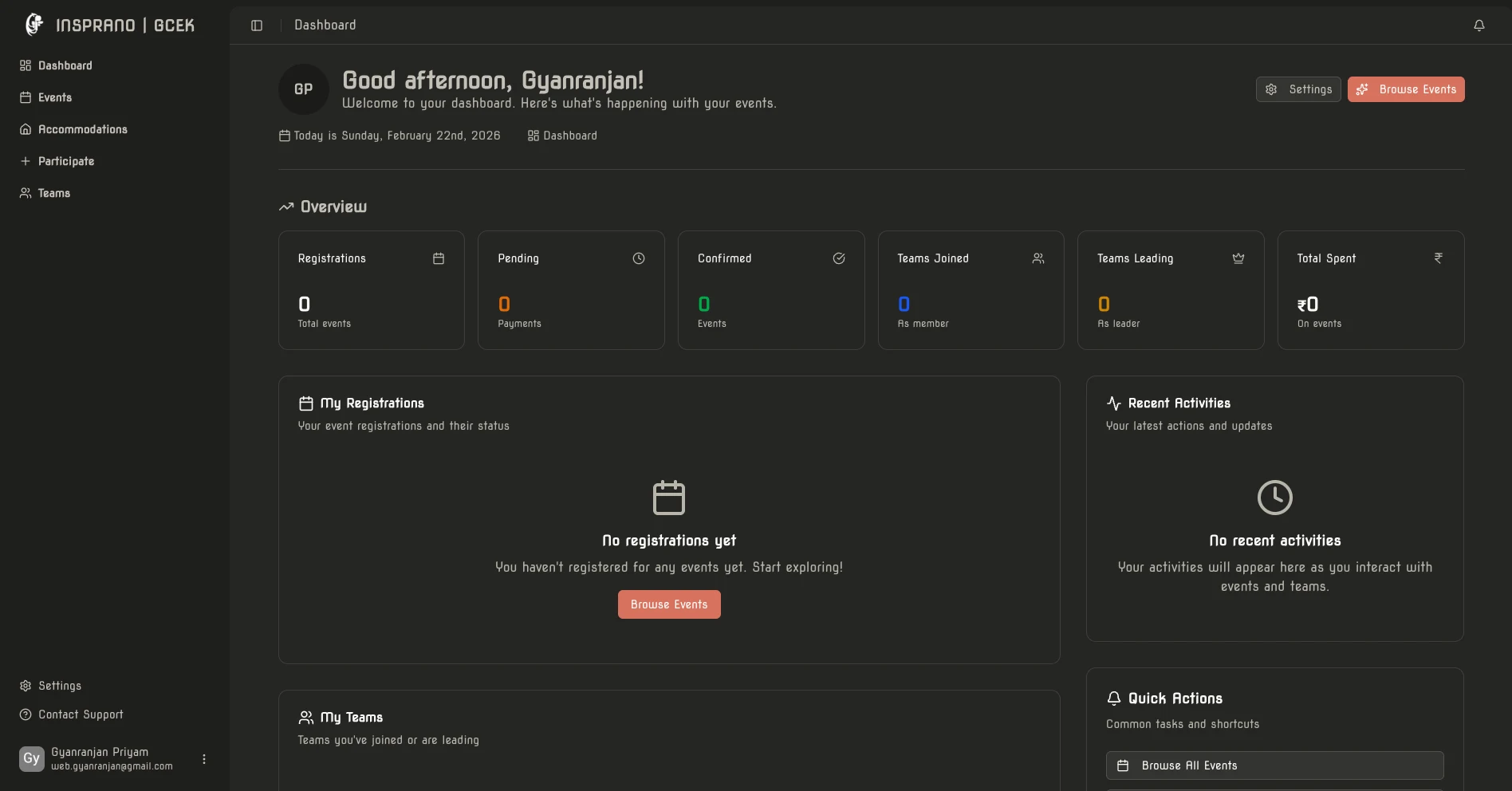 TECHFEST PLATFORM screenshot 2