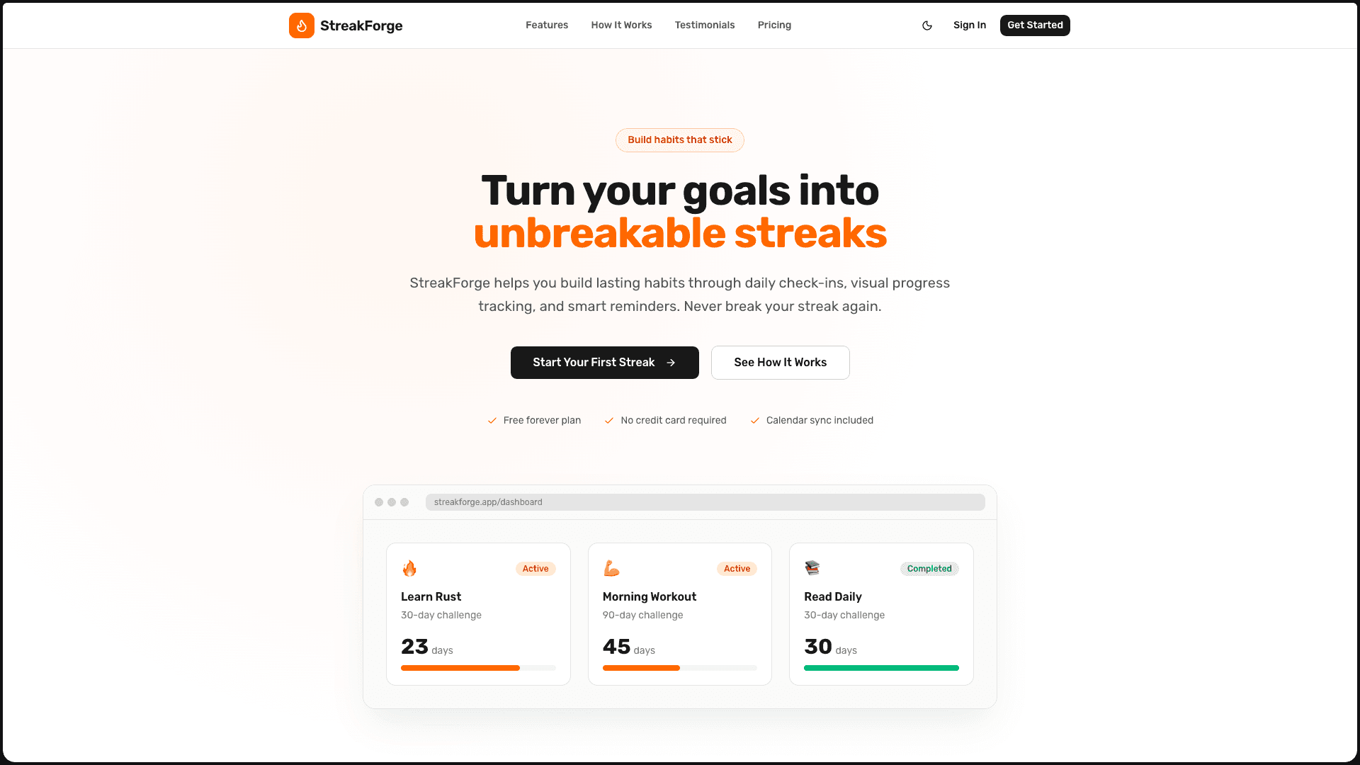 SaaS UI Desktop View